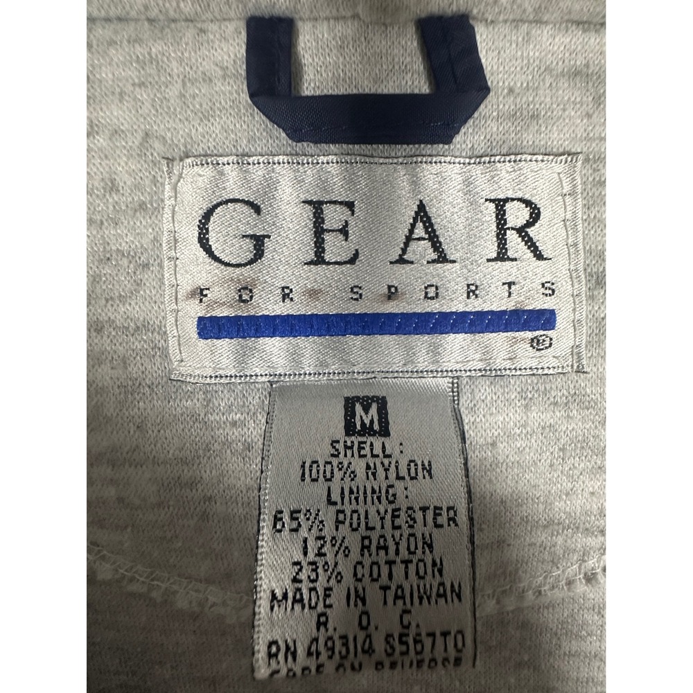 Vintage Gear For Sports US Air Force Windbreaker Jacket Navy Blue Mens Medium - Picture 8 of 8